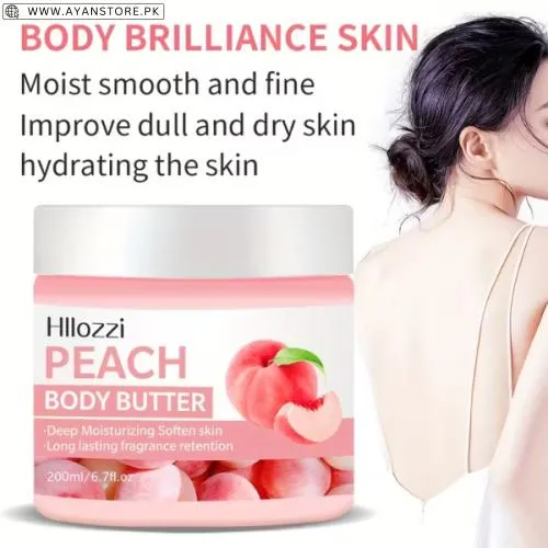 Hllozzi Peach Body Butter Cream