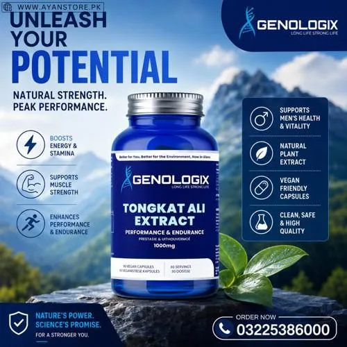Genologix Tongkat Ali Extract Capsules in Pakistan