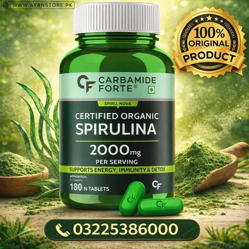 Certified Organic Spirulina Tablets 2000 Mg in Pakistan