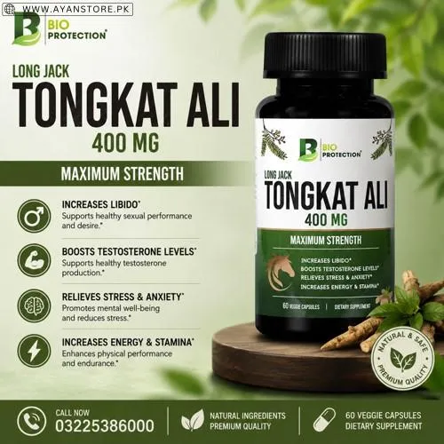 Bio Protection Tongkat Ali 400 Mg Capsules in Pakistan