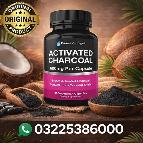 Purest Vintage Activated Charcoal Capsules in Pakistan