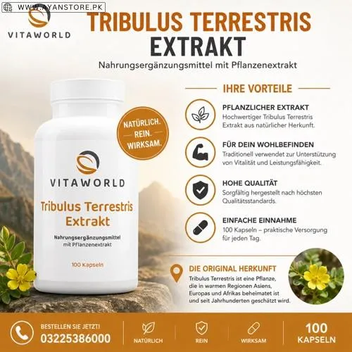 VitaWorld Tribulus Terrestris Extract Capsules in Pakistan