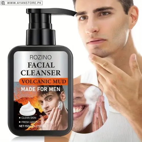 Rozino Volcanic Mud Facial Cleanser 
