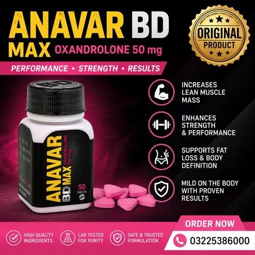 Anavar BD MAX Tablets in Pakistan