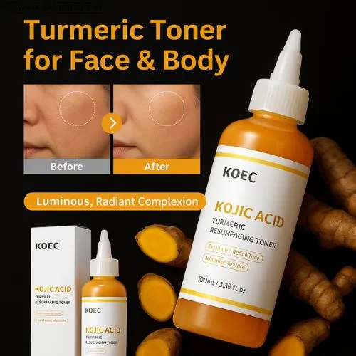 Kojic Acid & Turmeric Brightening Toner Serum