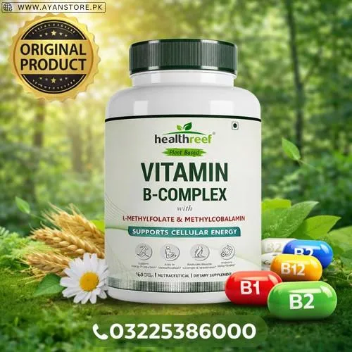 Healthreef Plant-based Vitamin B-complex Capsules in Pakistan