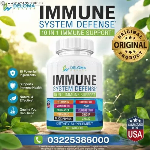 Deloma Health 10 in 1 Immune System Support Tablets in Pakistan