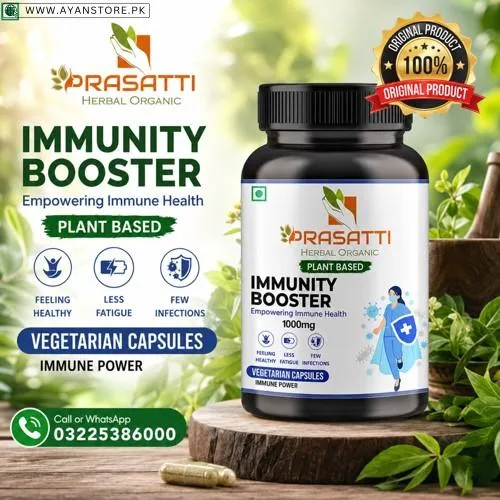 Prasatti Herbal Organic Immunity Booster Capsules in Pakistan
