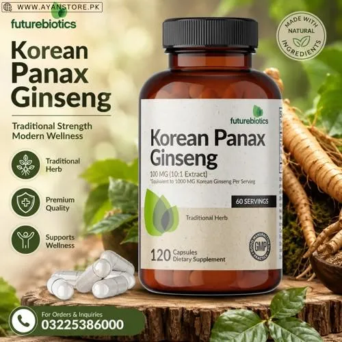 Futurebiotics Korean Panax Ginseng Capsules in Pakistan