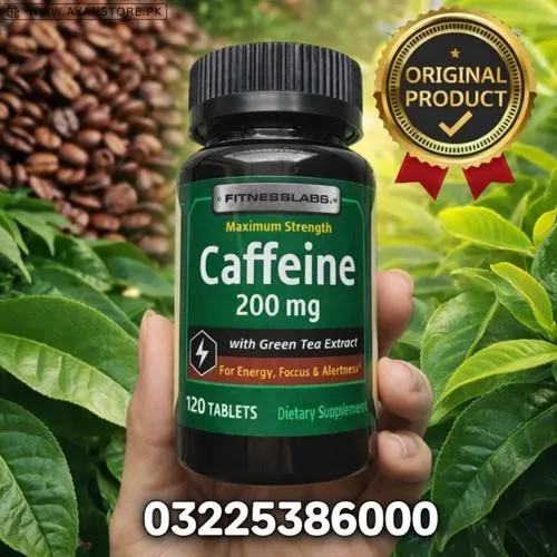 Fitness Labs Caffeine 200mg Tablets in Pakistan