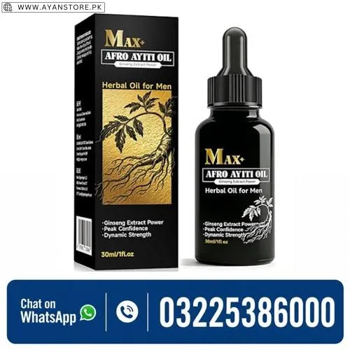 Max+ Afro Ayiti Oil for Men in Pakistan