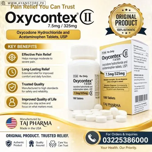 Oxycontex Vance Tablets in Pakistan
