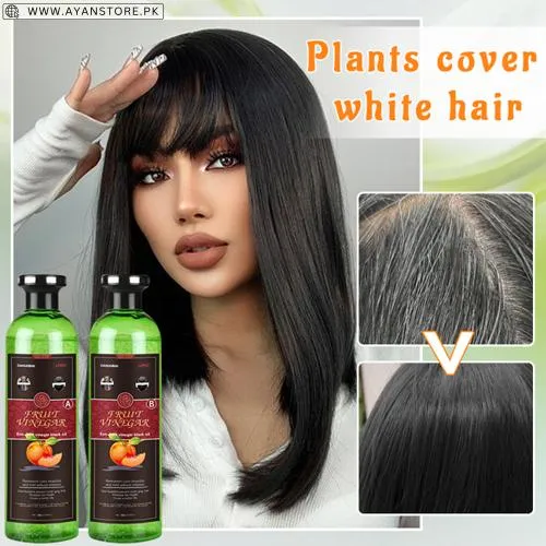 Vinegar Black Hair Color Gel