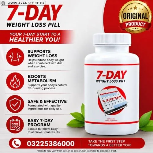 7 Day Weight Loss Pills in Pakistan