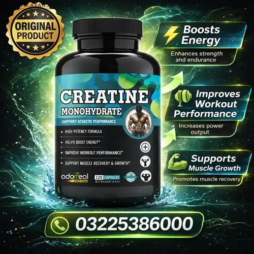 Adorreal Creatine Monohydrate Capsules in Pakistan