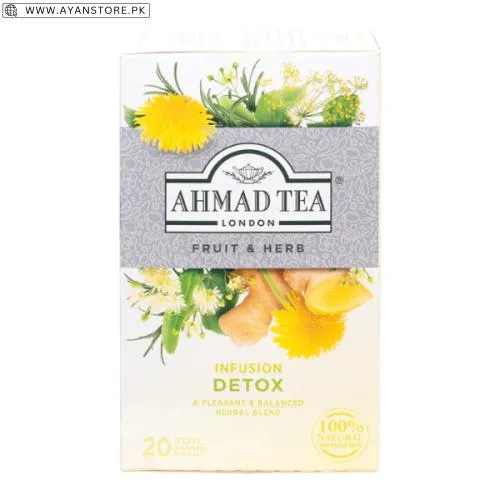 Ahmad Tea Enveloped Fruit Herbal Detox Infusion