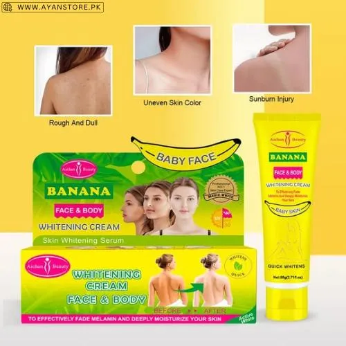 Aichun Beauty Banana Face & Body Skin Cream Aichun Beauty Banana Face & Body Skin Cream