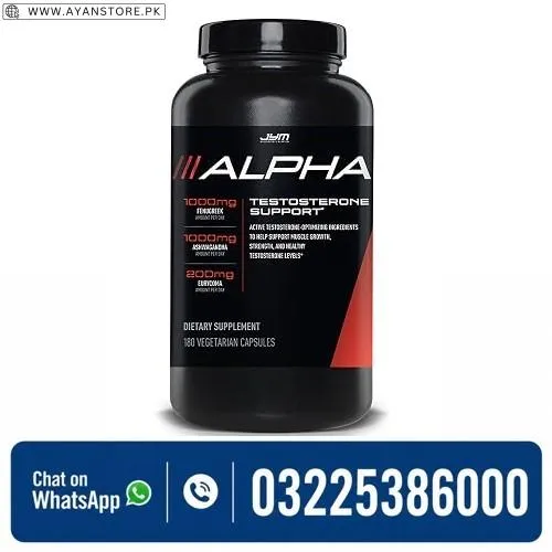 Alpha JYM Testosterone Support Capsules in Pakistan