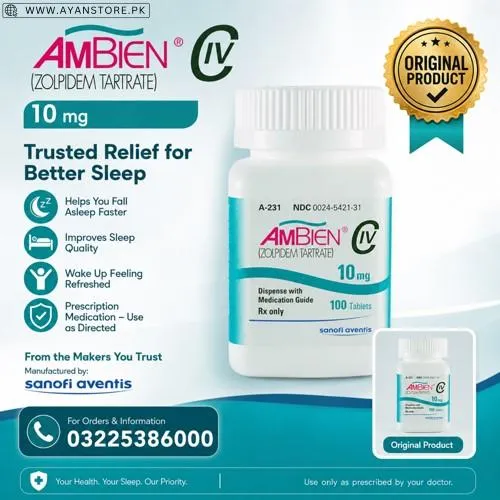 Ambien Zolpidem Tartrate Tablets in Pakistan