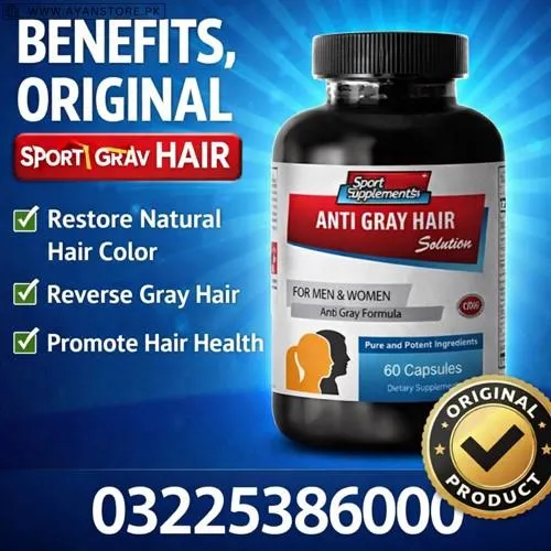 Anti Grey Hair Sports Supplements in Pakistan