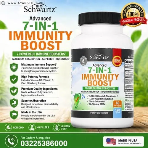 BioSchwartz Advanced 7-in-1 Immunity Boost Capsules in Pakistan
