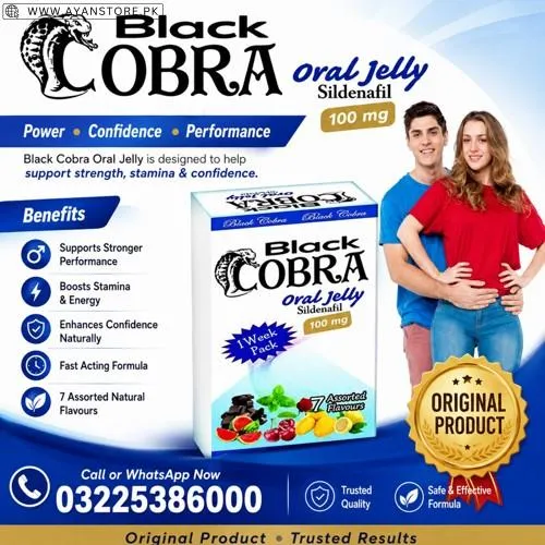 Black Cobra Oral Jelly in Pakistan