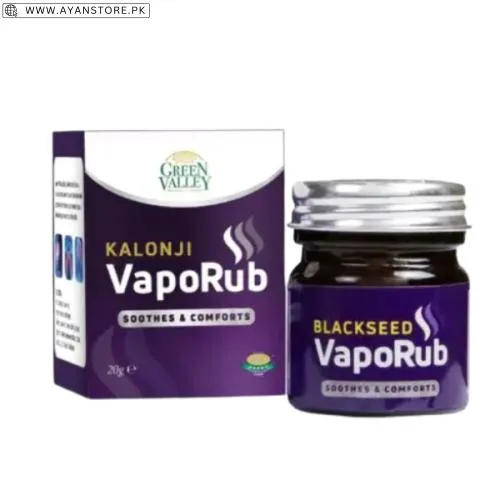 Blackseed Vapo Rub Price In Pakistan
