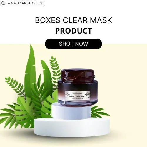 Boxes Clear Mask With Black Tea