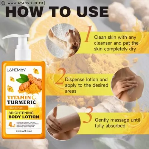 Brightening Body Lotion with Vitamin C & Turmeric