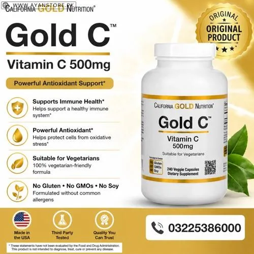 California Gold Nutrition Gold C Capsule in Pakistan