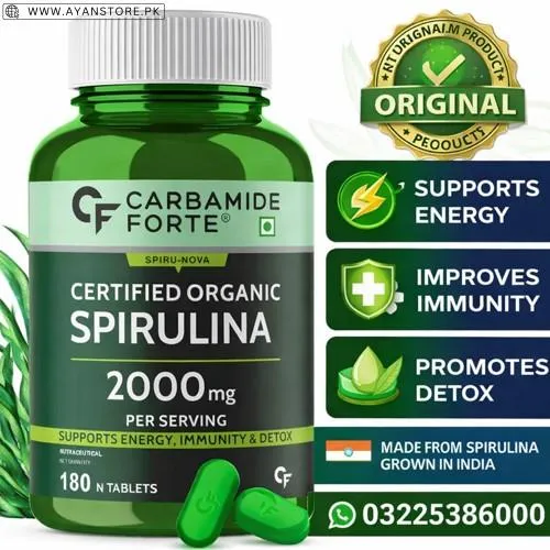 Certified Organic Spirulina Tablets 2000 Mg in Pakistan