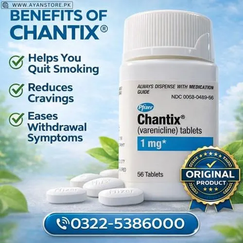 Chantix Varenicline Tablets 1mg in Pakistan