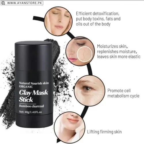 Charcoal Natural Nourish Skin Clay Mask Stick In Pakistan Charcoal Natural Nourish Skin Clay Mask Stick In Pakistan