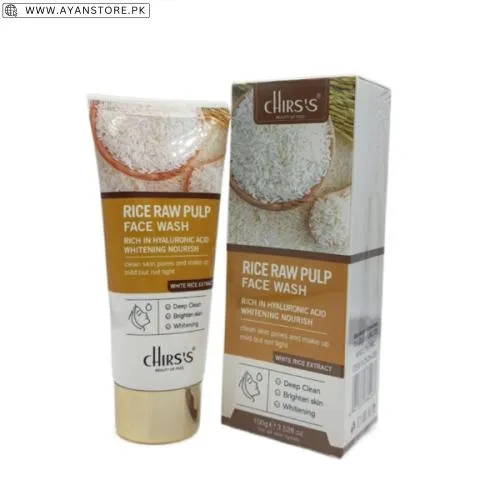 Chirs's Rice Raw Pulp Face Wash Price In Pakistan Chirs's Rice Raw Pulp Face Wash Price In Pakistan