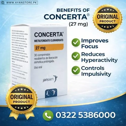 Concerta 27mg Tablets in Pakistan