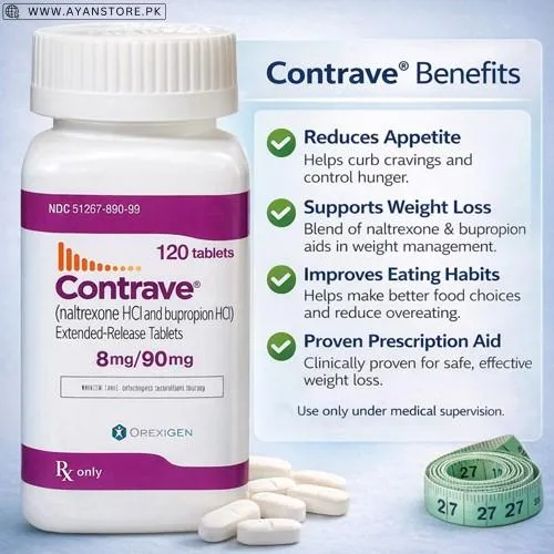 Contrave Tablets in Pakistan