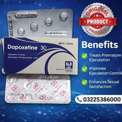 Dapoxetine 30 Mg Tablets in Pakistan
