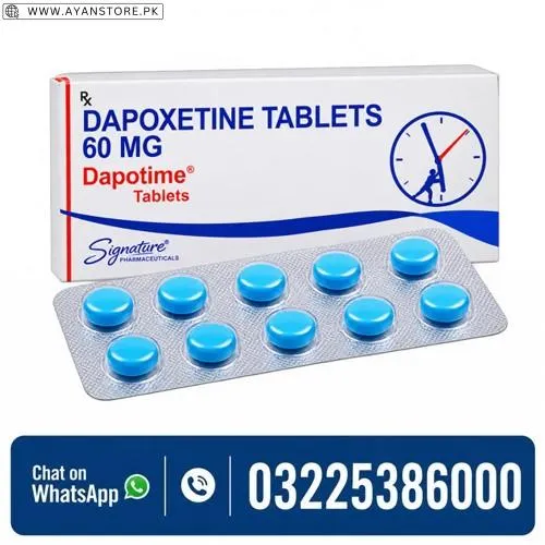 Dapoxetine 60 Mg Dapotime Tablets in Pakistan
