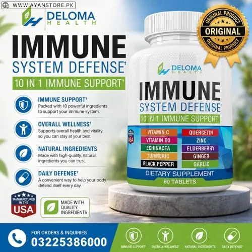 Deloma Health 10 in 1 Immune System Support Tablets in Pakistan