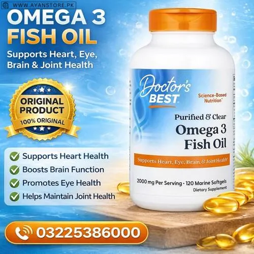 Doctor's Best Purified & Clear Omega 3 Fish Oil in Pakistan