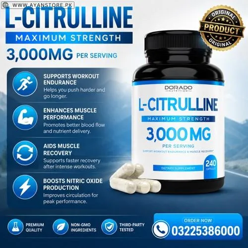 Dorado Nutrition L-Citrulline Capsules in Pakistan