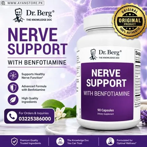 Dr. Berg Nerve Support with Benfotiamine Capsule in Pakistan