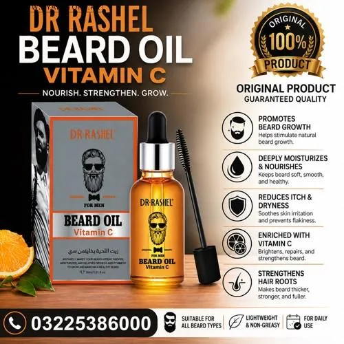 Dr. Rashel Beard Oil Vitamin C in Pakistan