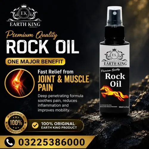 Earth King Rock Oil in Pakistan