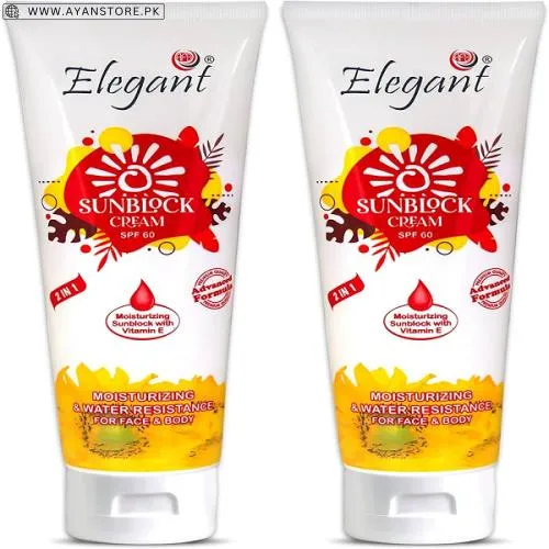 Elegant Sunblock Cream Spf 60 Price In Pakistan Elegant Sunblock Cream Spf 60 Price In Pakistan