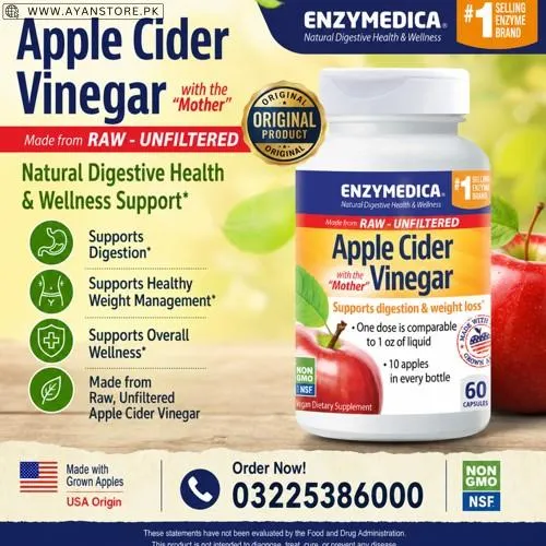 Enzymedica Apple Cider Vinegar Capsules in Pakistan