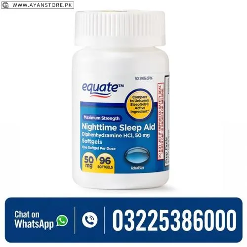 Equate Nighttime Sleep Aid Softgels in Pakistan