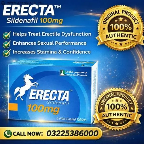 Erecta Sildenafil 100mg Tablets in Pakistan