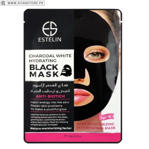 Estelin Charcoal White Hydrating Black Price In Pakistan