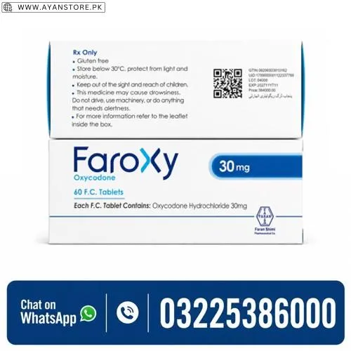Faroxy Oxycodone 30 Mg Tablets in Pakistan